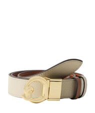 COCCINELLE C-ME BICOLOR  Wendbarer Lederg&uuml;rtel Cognac/Eukalyptus - G&uuml;rtel - 2