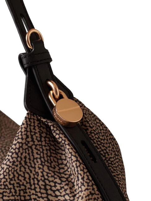 PRIVE L Schultertasche mit Schultergurt OP / NATUR / SCHWARZ - Damentaschen