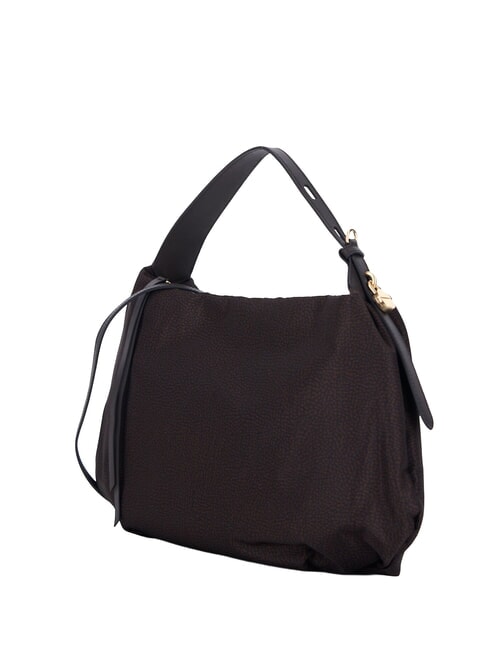 PRIVE L Schultertasche mit Schultergurt Schokolade - Damentaschen