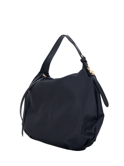 PRIVE L Schultertasche mit Schultergurt dunkles Schwarz - Damentaschen