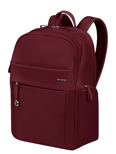 MOVE 5.0 Nylon-Rucksack f&uuml;r 14-Zoll-Laptop Burgund - Rucks&auml;cke f&uuml;r Schule &amp; Freizeit