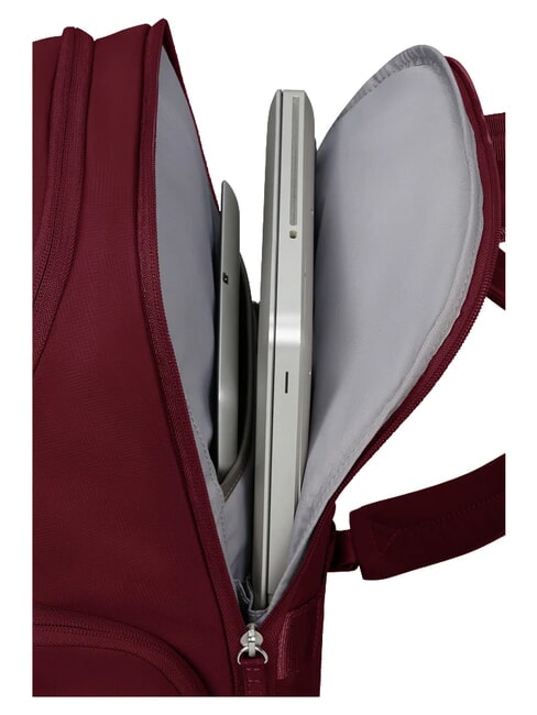 MOVE 5.0 Nylon-Rucksack f&uuml;r 14-Zoll-Laptop Burgund - Rucks&auml;cke f&uuml;r Schule &amp; Freizeit