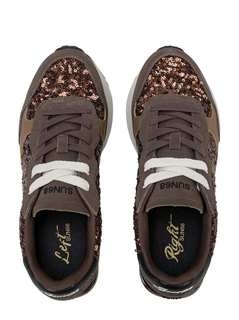 BIG ALLY SEQUIN Turnschuhe Braun - Damenschuhe