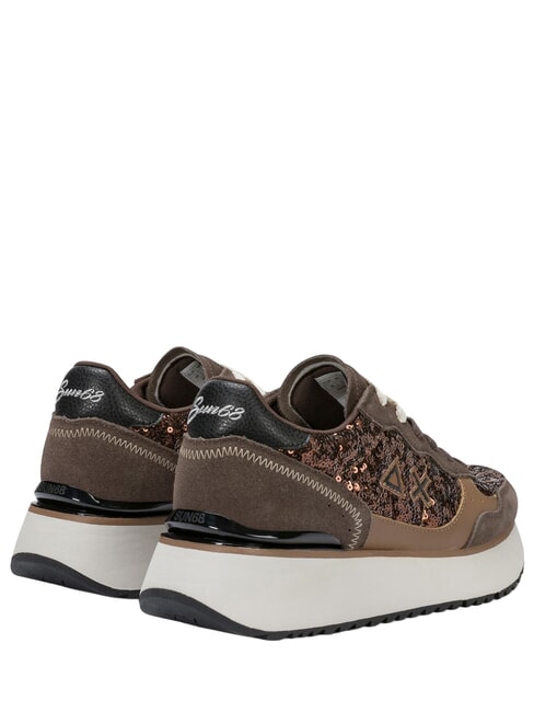 BIG ALLY SEQUIN Turnschuhe Braun - Damenschuhe