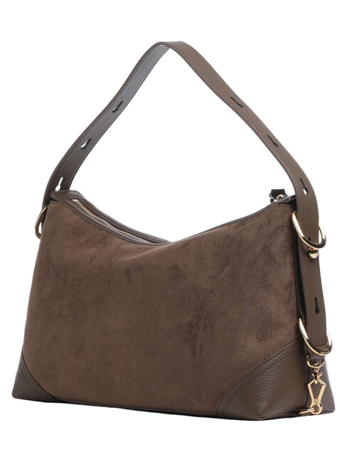 SIGNATURE ZIP Schultertasche, verstellbar braun/braun - Damentaschen