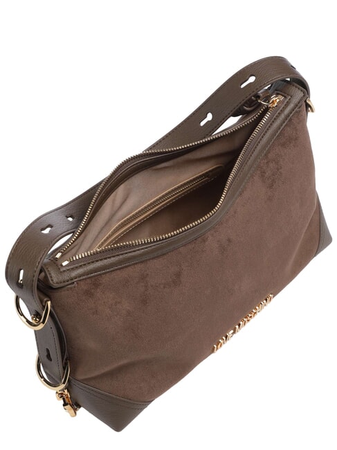 SIGNATURE ZIP Schultertasche, verstellbar braun/braun - Damentaschen