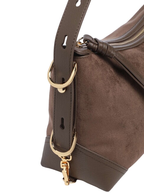 SIGNATURE ZIP Schultertasche, verstellbar braun/braun - Damentaschen