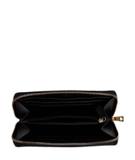 LOVE MOSCHINO EMBOSSED QUILTED Gro&szlig;e Geldb&ouml;rse mit Rei&szlig;verschluss Schwarz - Brieftaschen Damen - 3