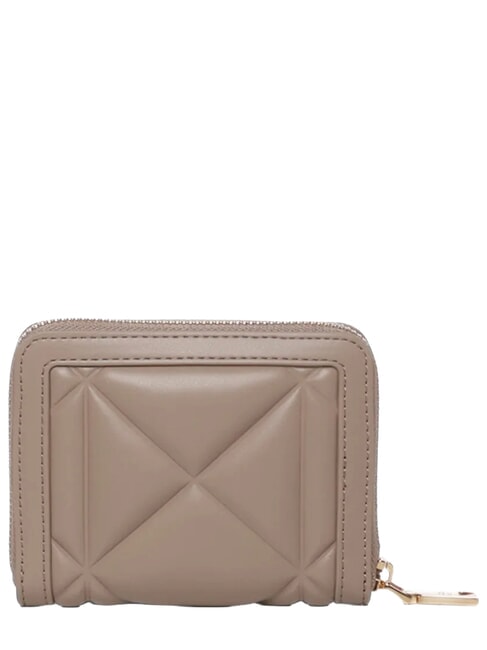 EMBOSSED QUILTED Kompakte Geldb&ouml;rse mit Rei&szlig;verschluss Sand - Brieftaschen Damen