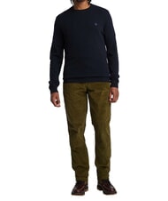 TIMBERLAND MERINO Pullover mit Rundhalsausschnitt aus Wollmischung dunkler Saphir/dunkler Denim - Herrenpullover - 4