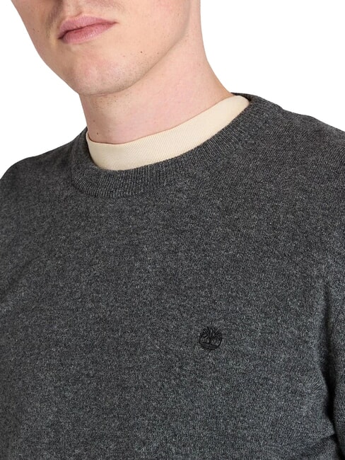 MERINO Pullover mit Rundhalsausschnitt aus Wollmischung dgh-obsn - Herrenpullover
