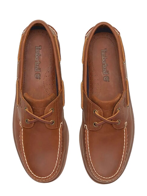 Classic Boat 2 Eye Bootsschuhe aus Leder Aprikosen-Buff - Herrenschuhe