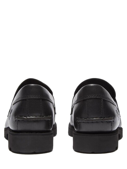 NOREEN Ledermokassins schwarzes Vollkorn - Damenschuhe