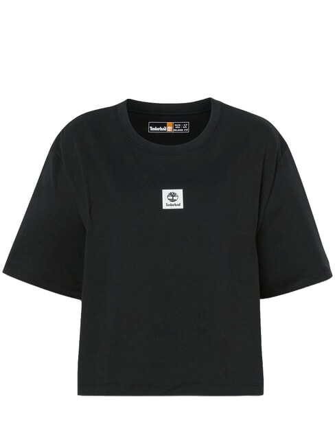 STACK LOGO  Baumwoll-T-Shirt SCHWARZ - T-Shirts und Tops f&uuml;r Damen