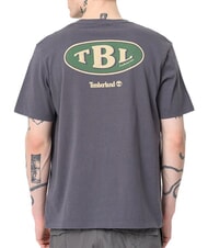TIMBERLAND GAS STATION Kurzarm-T-Shirt aus reiner Baumwolle geschw&auml;rzte Perle - Herren-T-Shirts - 2