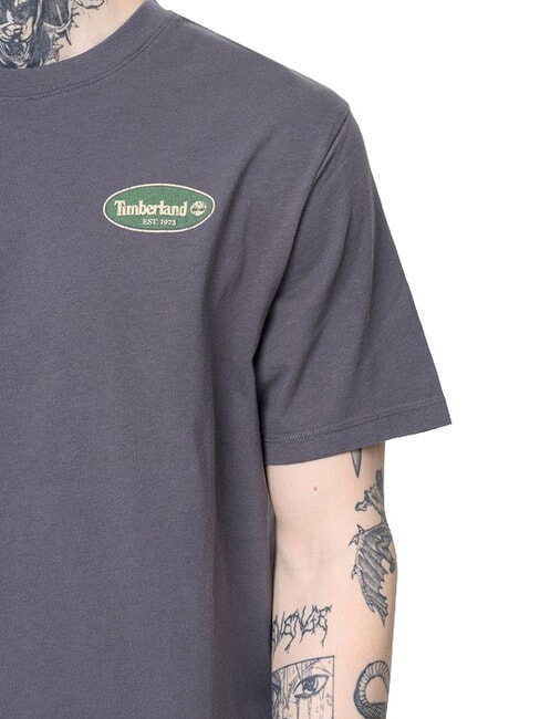 GAS STATION Kurzarm-T-Shirt aus reiner Baumwolle geschw&auml;rzte Perle - Herren-T-Shirts