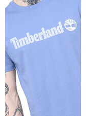 TIMBERLAND KENNEBEC RIVER LINEAR LOGO Baumwoll t-shirt Mittelblau - Herren-T-Shirts - 5