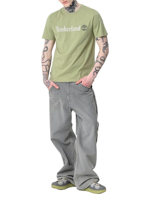KENNEBEC RIVER LINEAR LOGO Baumwoll t-shirt hellgr&uuml;n - Herren-T-Shirts