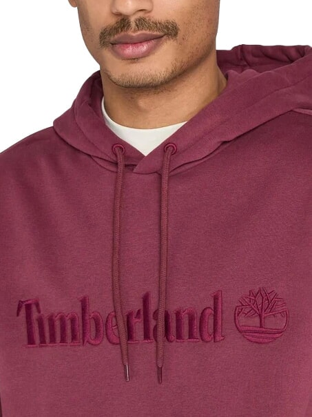 EMBROIDERY TONAL Kapuzenpullover Burgund - Sweatshirts Herren