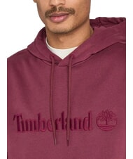 TIMBERLAND EMBROIDERY TONAL Kapuzenpullover Burgund - Sweatshirts Herren - 3