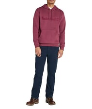 TIMBERLAND EMBROIDERY TONAL Kapuzenpullover Burgund - Sweatshirts Herren - 4