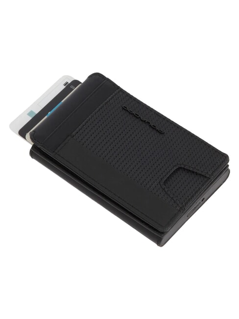W145 Automatischer Kartenhalter Schwarz - Brieftaschen Herren