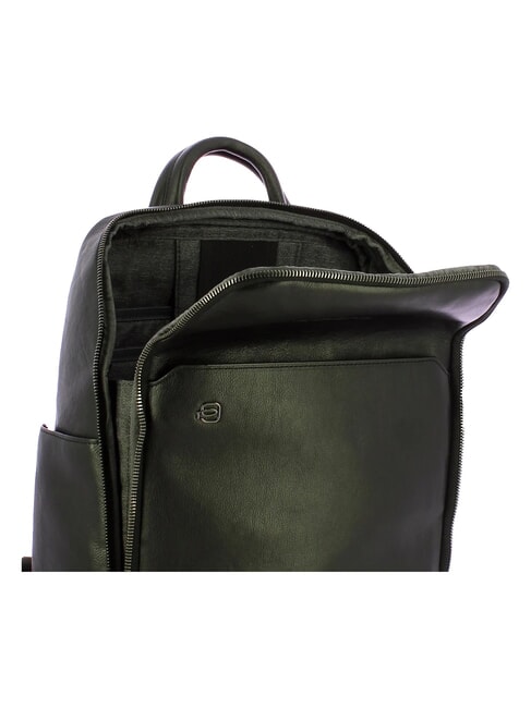 BLACK SQUARE 13-Zoll-Laptop-Rucksack aus Leder Schwarz - PC-Rucks&auml;cke