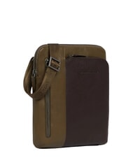 PIQUADRO BLACK SQUARE  Flache Ledertasche - Umh&auml;ngetaschen Herren
