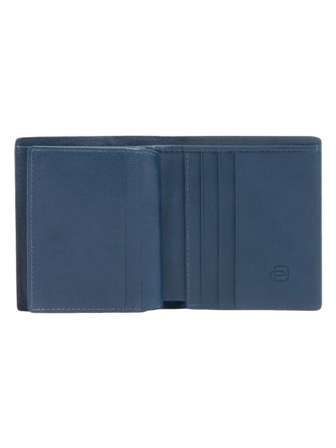 W143 Ledergeldb&ouml;rse Blau - Brieftaschen Herren