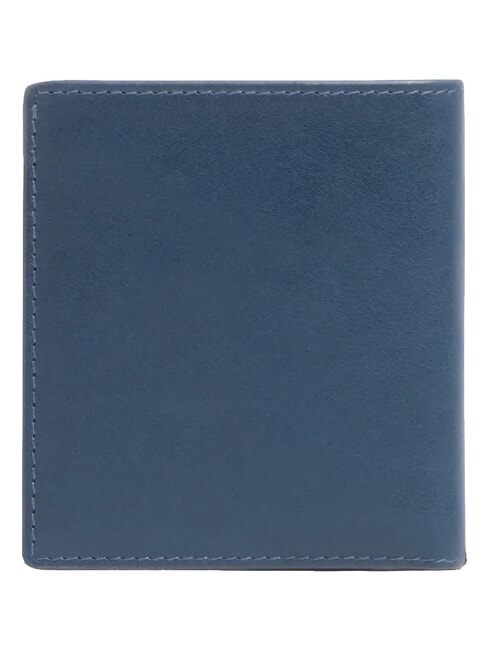 W143 Ledergeldb&ouml;rse Blau - Brieftaschen Herren