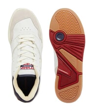 LACOSTE LINESHOT-BEST Turnschuhe aus Wei&szlig;/Gummi - Herrenschuhe - 5