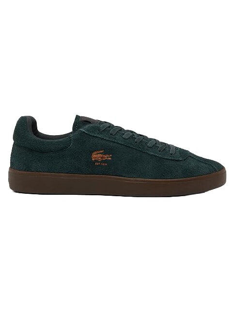 BASESHOT Ledersneakers dunkelgr&uuml;n/dunkelgummi - Herrenschuhe