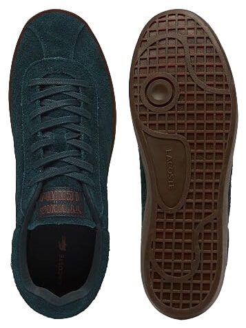 BASESHOT Ledersneakers dunkelgr&uuml;n/dunkelgummi - Herrenschuhe