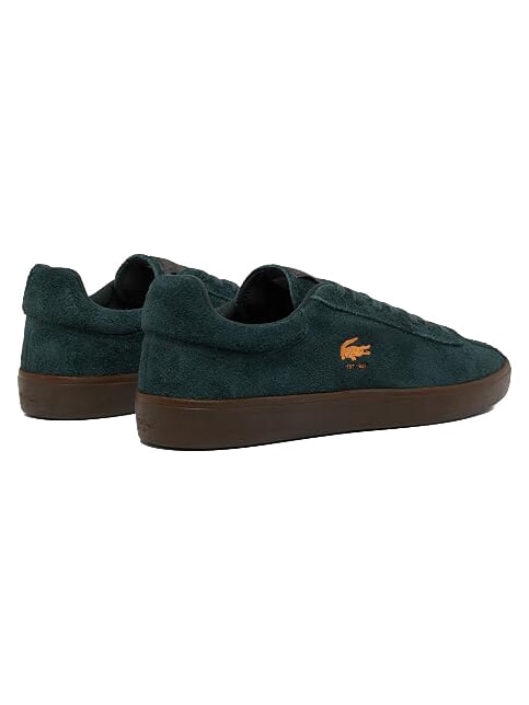 BASESHOT Ledersneakers dunkelgr&uuml;n/dunkelgummi - Herrenschuhe