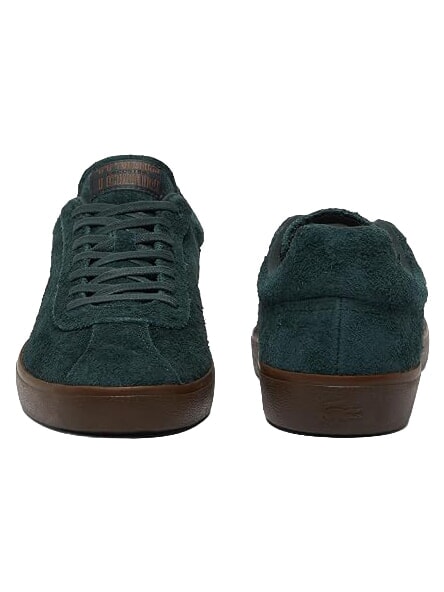 BASESHOT Ledersneakers dunkelgr&uuml;n/dunkelgummi - Herrenschuhe