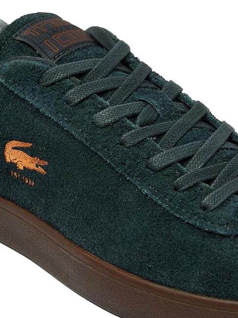 BASESHOT Ledersneakers dunkelgr&uuml;n/dunkelgummi - Herrenschuhe