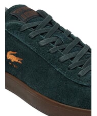 LACOSTE BASESHOT Ledersneakers dunkelgr&uuml;n/dunkelgummi - Herrenschuhe - 6