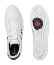 LACOSTE EUROPA PRO TRI 123 Turnschuhe Wei&szlig;/Nebel/Rot - Herrenschuhe - 4