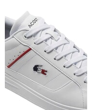 LACOSTE EUROPA PRO TRI 123 Turnschuhe Wei&szlig;/Nebel/Rot - Herrenschuhe - 6