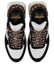 GAUD&Igrave; ICONICA GREEDY Turnschuhe Schwarz/Wei&szlig; - Damenschuhe - 4