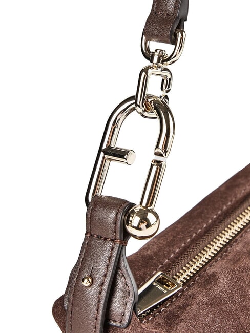 TONIE Schultertasche mit Schultergurt Schokoladent&ouml;ne - Damentaschen