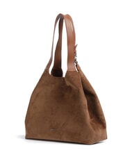 COCCINELLE C-EASY CORDURO Leder-Schultertasche Cognac - Damentaschen - 3