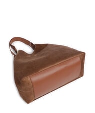 COCCINELLE C-EASY CORDURO Leder-Schultertasche Cognac - Damentaschen - 4