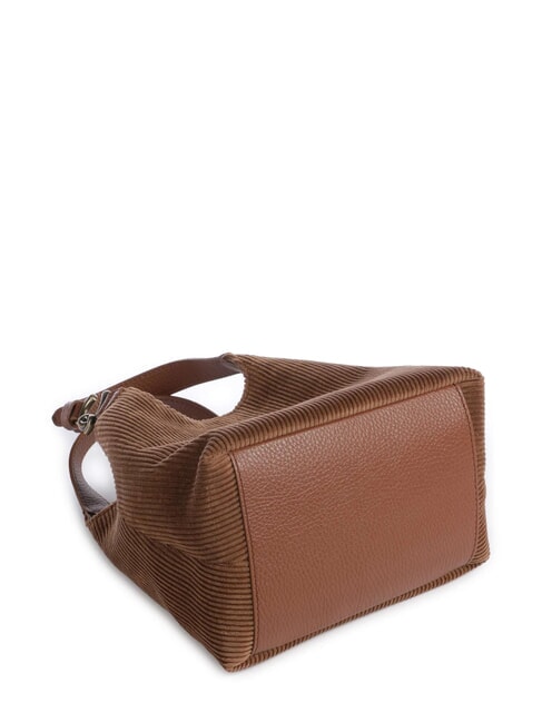 C-EASY CORDURO Schultertasche mit Schultergurt Cognac - Damentaschen
