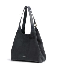 COCCINELLE C-EASY CORDURO Leder-Schultertasche Mitternachtsblau - Damentaschen - 3