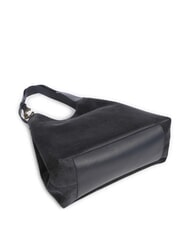 COCCINELLE C-EASY CORDURO Leder-Schultertasche Mitternachtsblau - Damentaschen - 4