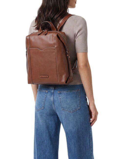 GEMMA Lederrucksack BRAUN - Damentaschen