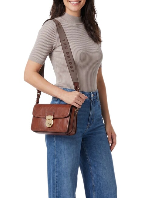 CORSINI Schultertasche aus Leder BRAUN - Damentaschen