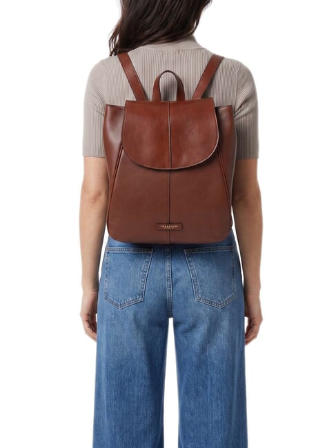 ELISABETTA Lederrucksack BRAUN - Damentaschen