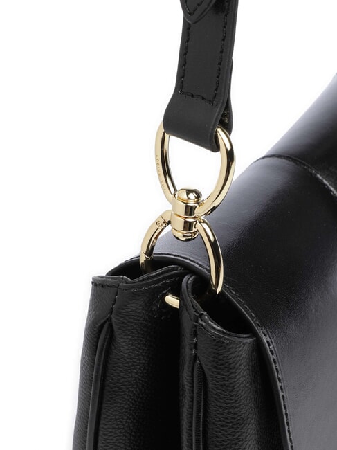ELISABETTA Schultertasche, Leder Schwarzes Gold - Damentaschen
